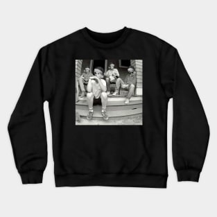 Golden Girls Christmas Black And White Crewneck Sweatshirt